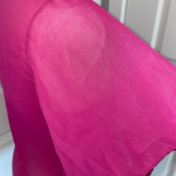 Rampage | Vintage Y2K 2000s Magenta Sheer Sequin Blouse, Size S - Picture 10 of 12